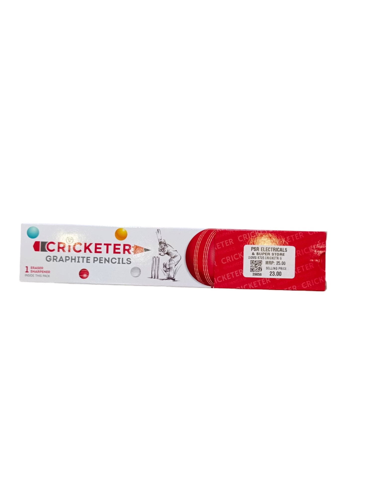 DOMS 8725 CRICKETR GRAPHITE PENCIL DOMS 8725 CRICKETR GRAPHITE PENCIL